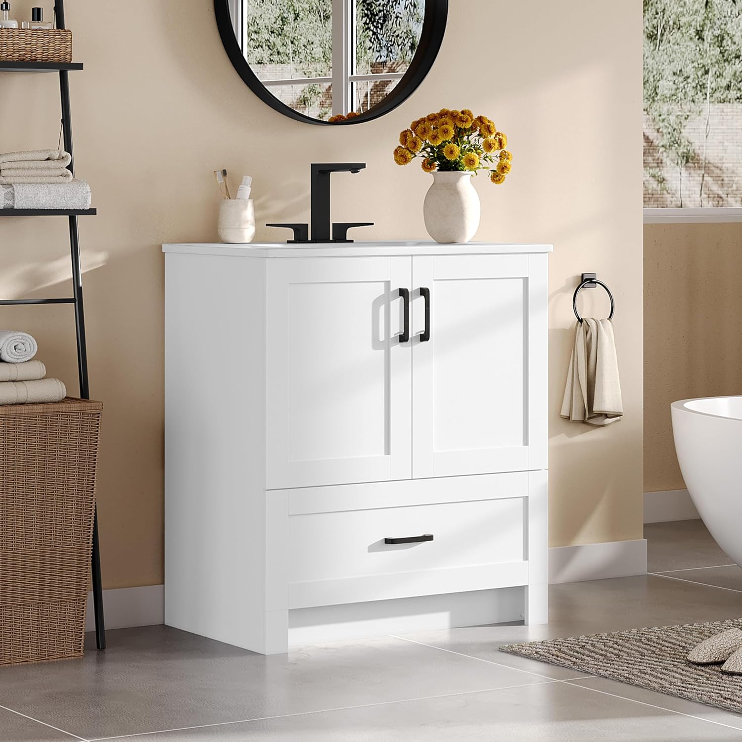 30 Inch Bathroom Vanity With C - Home Bathroom Cabinets review and price