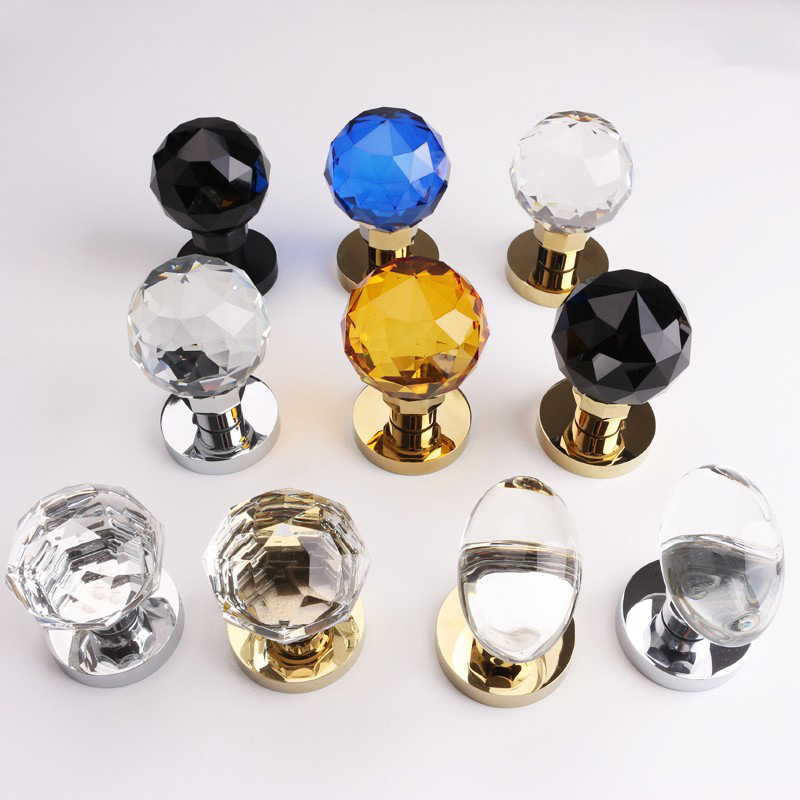 Crystal Glass Spherical Lock B - Home Hardware Bathroom Accessories review and price