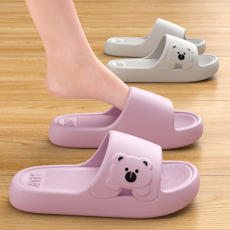 Slippers Bathroom Cartoon Bear - Home Bath review and price