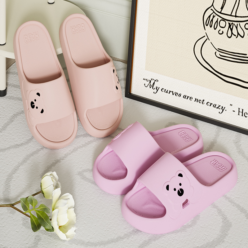 Slippers Bathroom Cartoon Bear - Home Bath review and price