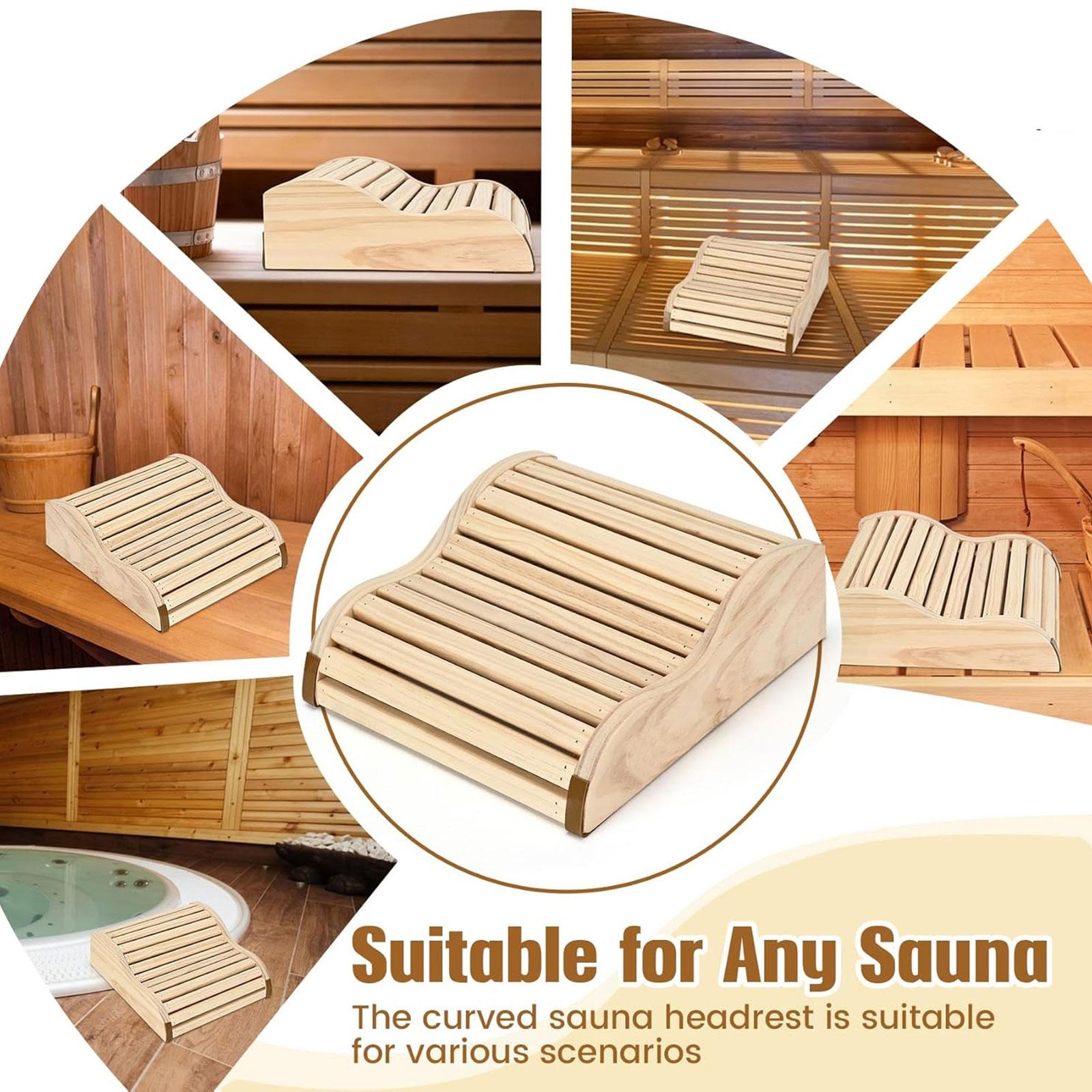 Sauna Headrest Ergonomic Suppl - Home Bathroom With Sauna review and price
