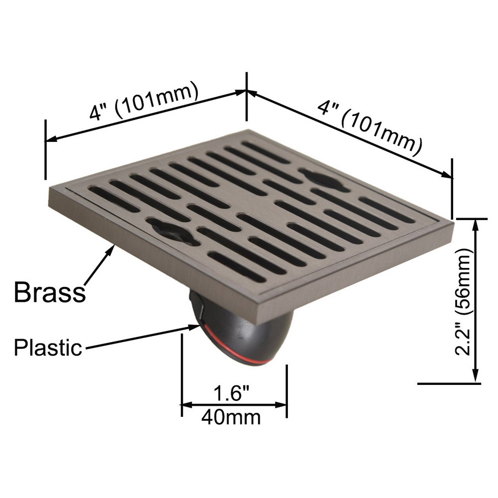 Modern Square Floor Drain Bath - Home Hardware Bathroom Accessories review and price