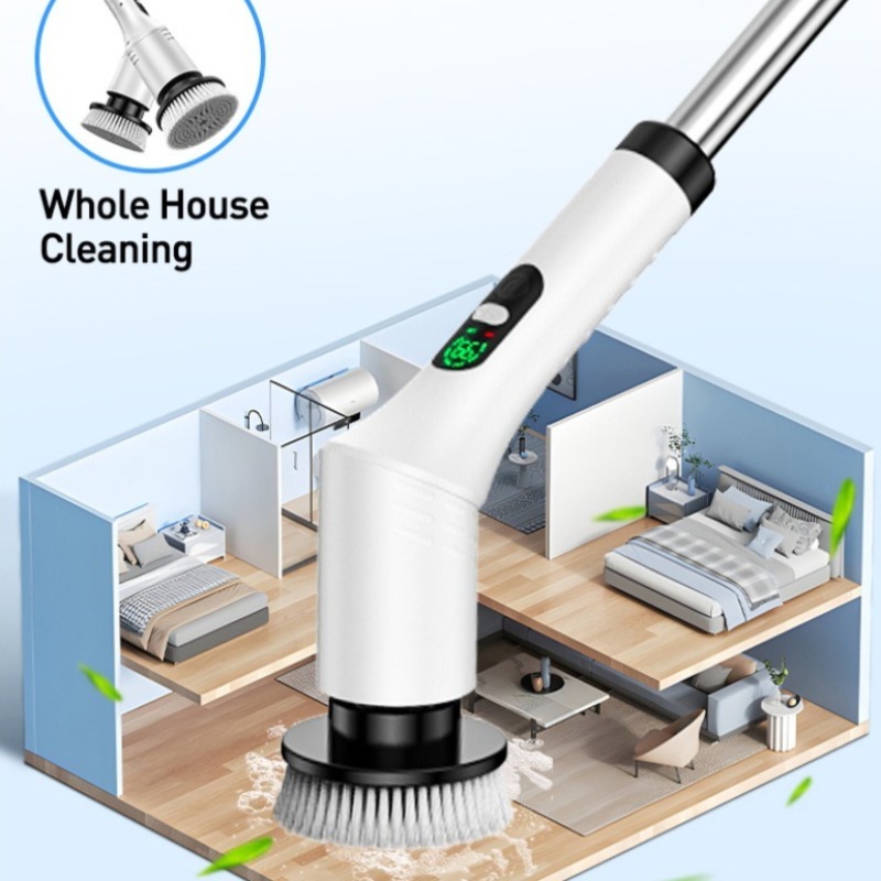 Electric Spin Scrubber 9 in 1  - Home Bathroom Cleaning Machine review and price