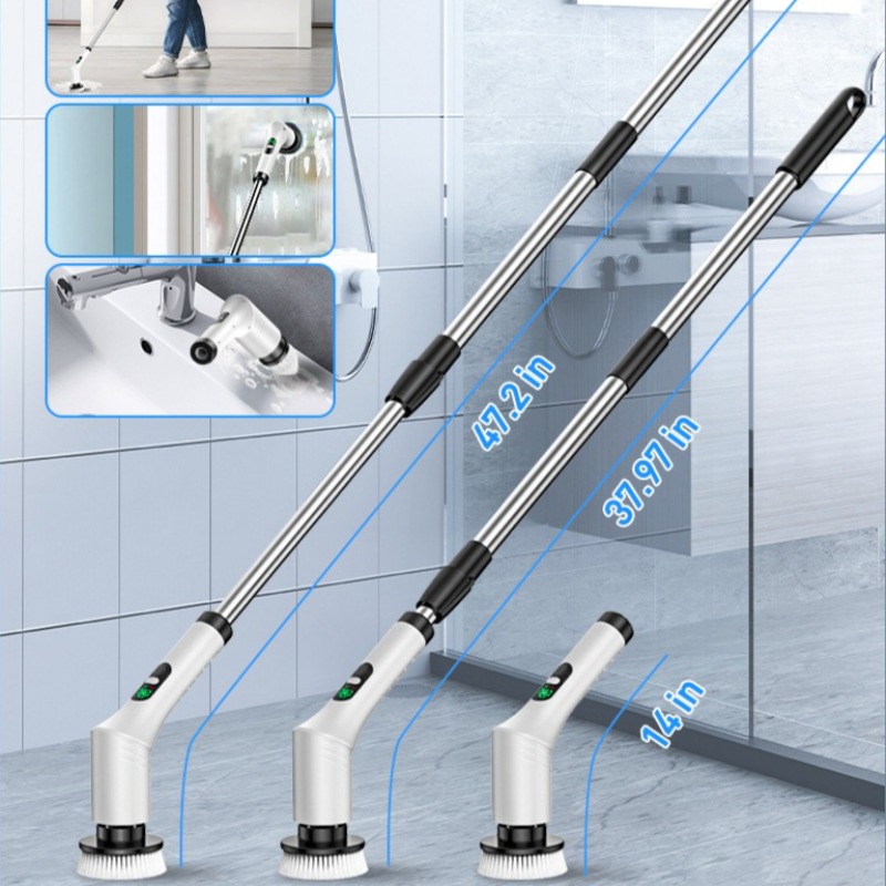 Electric Spin Scrubber 9 in 1  - Home Bathroom Cleaning Machine review and price