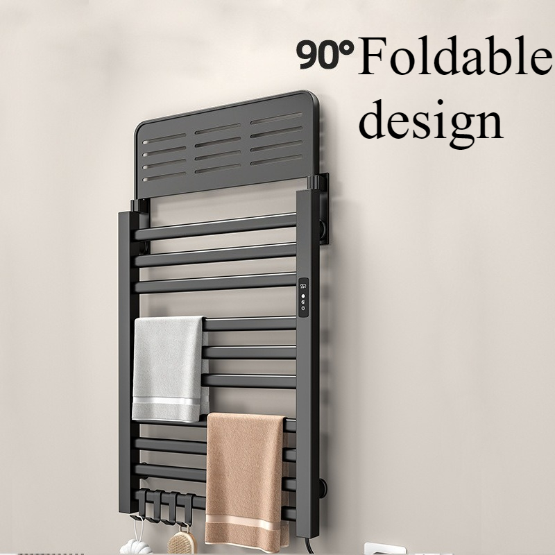 Metal Electric Heat Towel Rail - Home Bathroom Shelf review and price