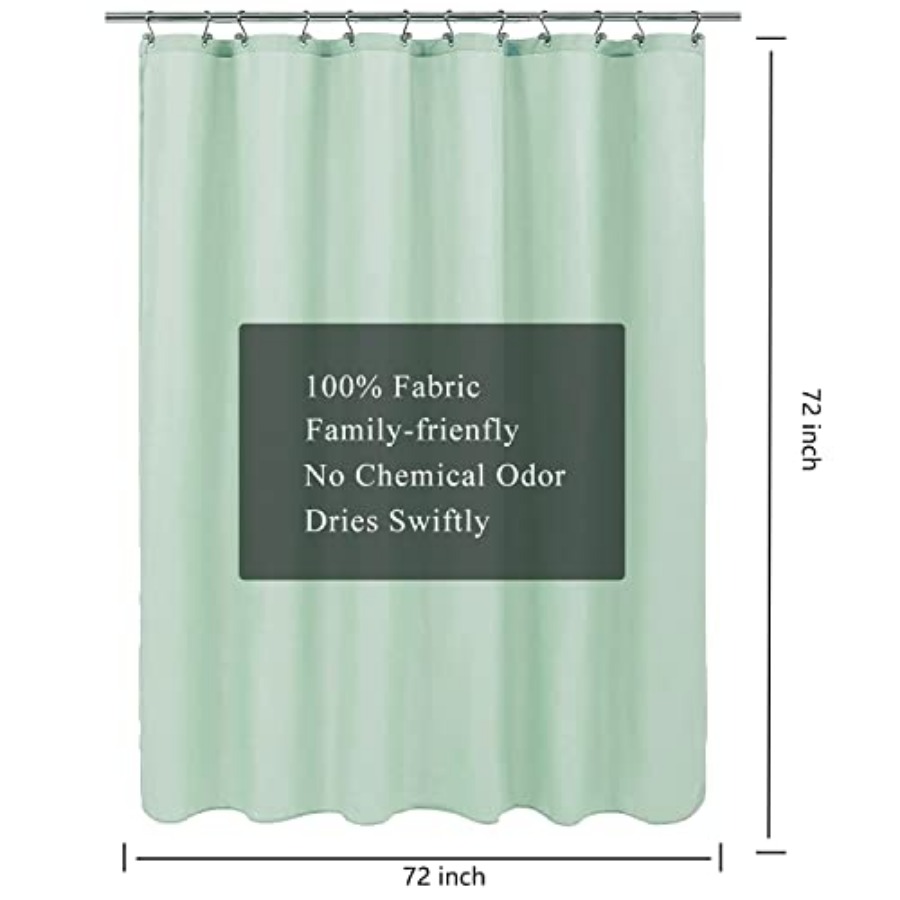 Fabric Shower Curtain Liner wi - Shower Curtain Liner review and price